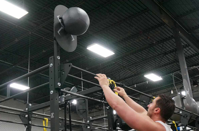 Torque Wall Ball Hitting Ball Target On Rack