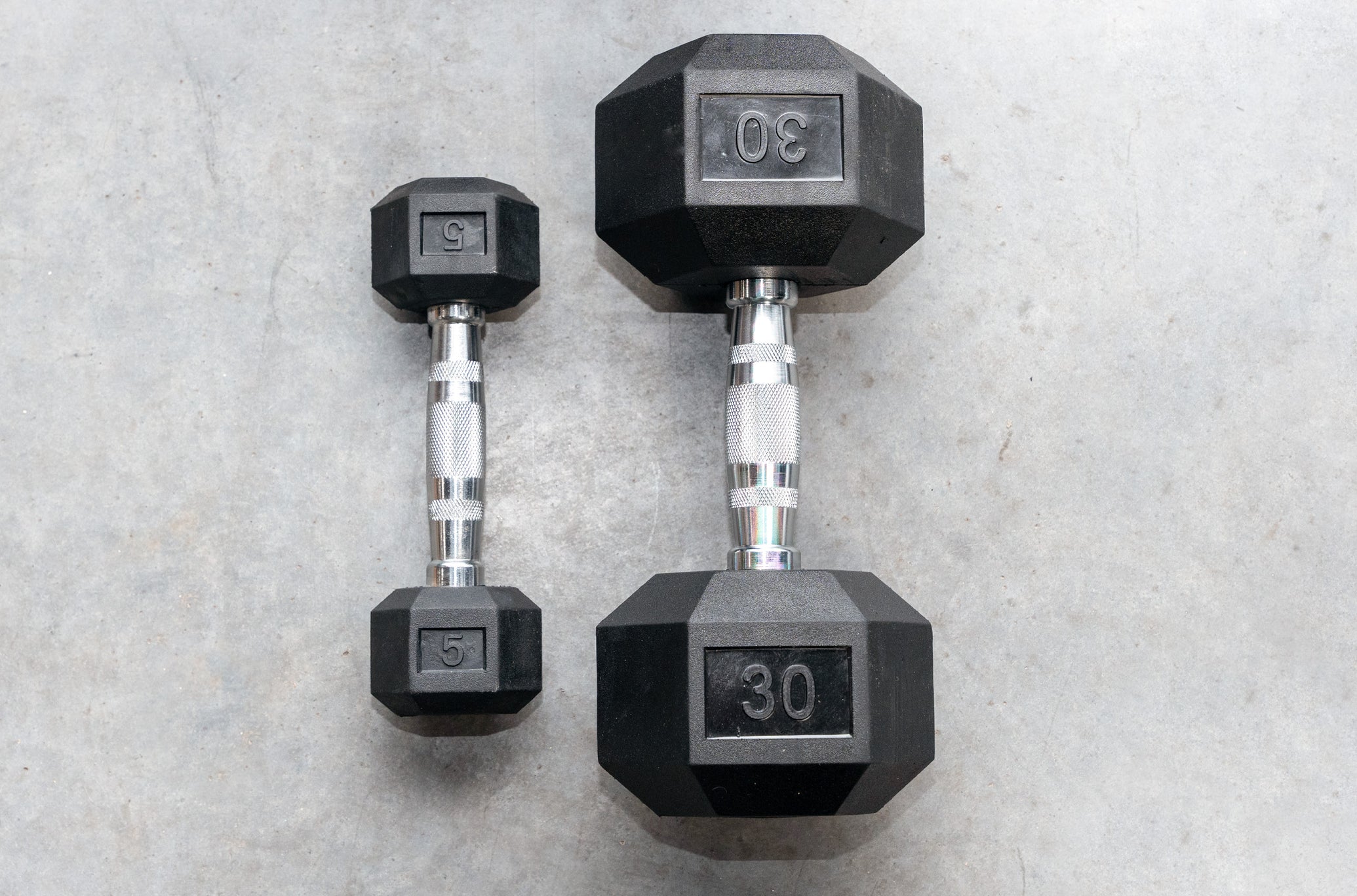 Value Rubber Hex Dumbbell Sets