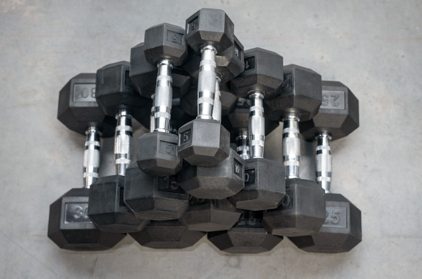 Value Rubber Hex Dumbbell Sets