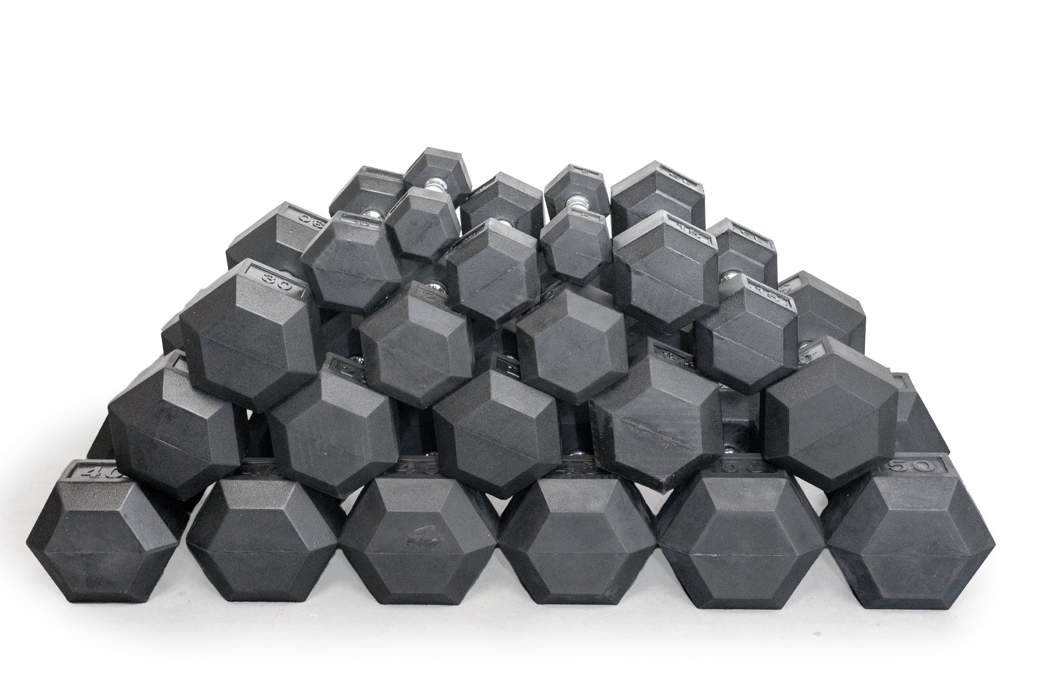 Value Rubber Hex Dumbbell Sets