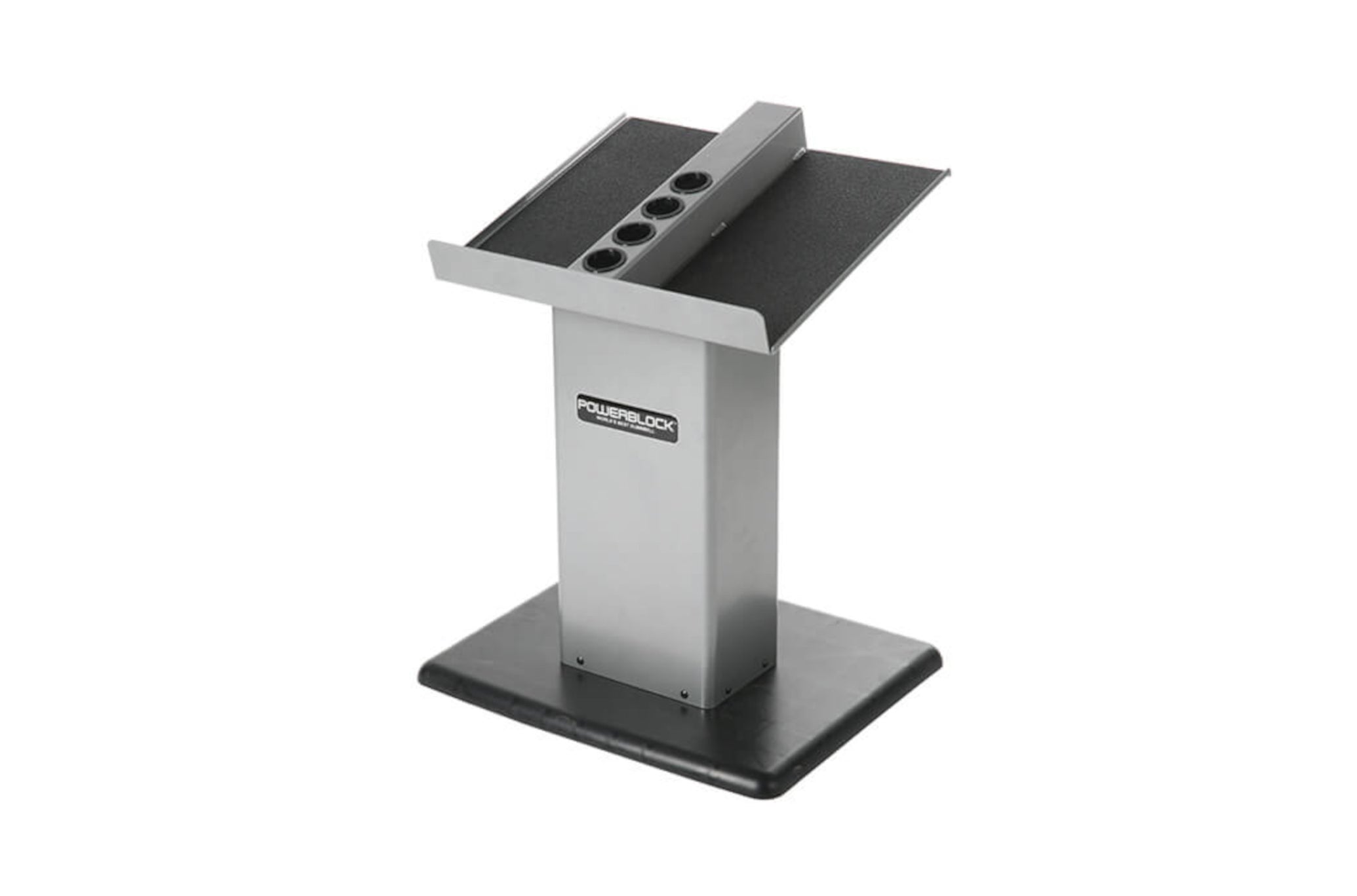 Silver PowerBlock Large Column Stand <black>