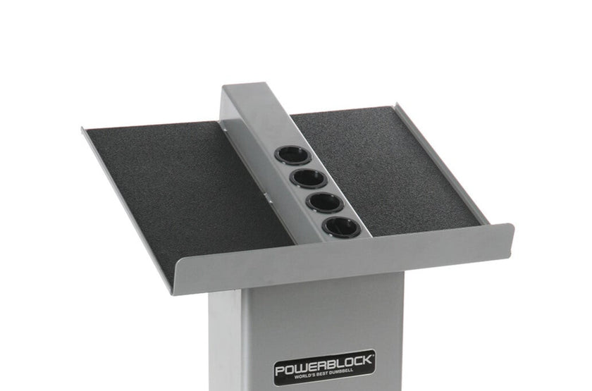 Close Up of PowerBlock Large Column Stand &lt;black&gt;