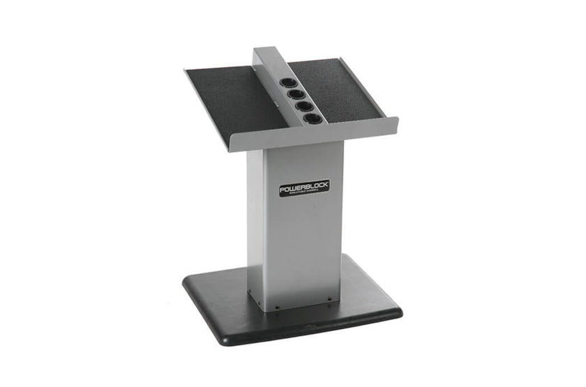 PowerBlock Large Column Stand - Silver &lt;black&gt;