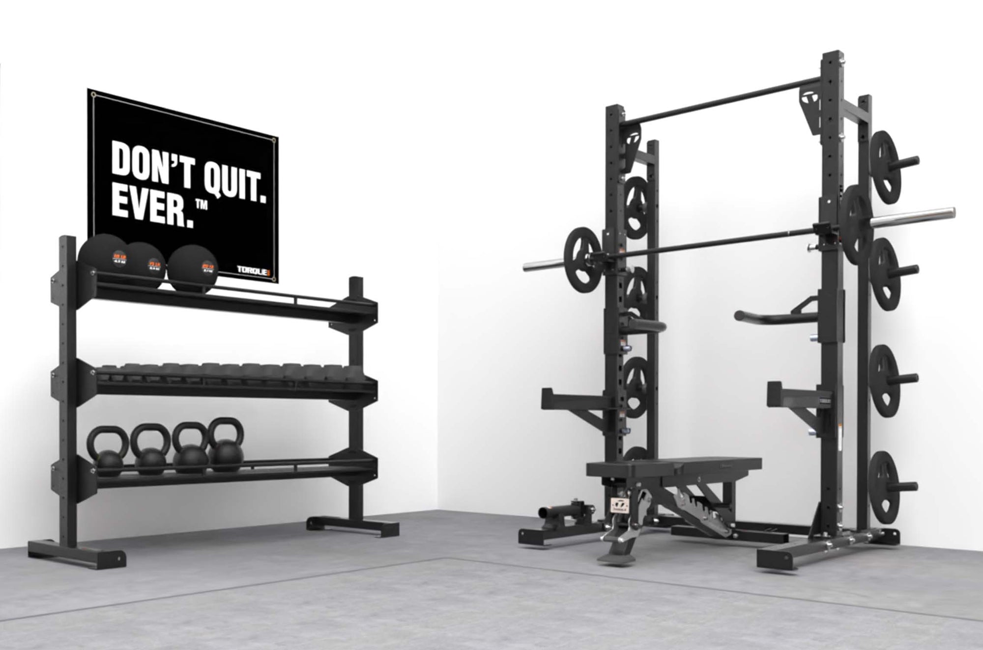High Squat Rack - Ultimate Freeweight Package